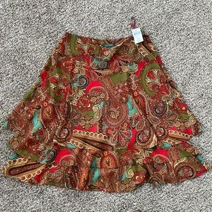 Ralph Lauren Paisley Skirt